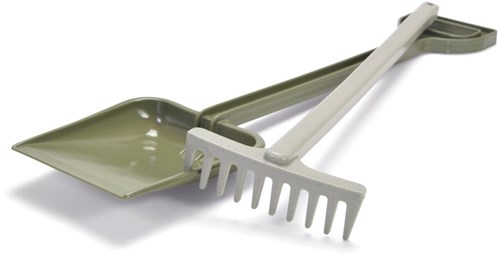 Dantoy Green Bean - Jouet de jardin pelle 50 cm et râteau 42 cm