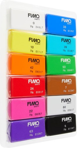 Fimo pâte à modeler Color pack - 12 couleurs - 12 x 25 grammes-2