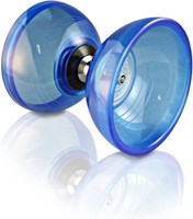 Acrobat - Set diabolo cristal bleu + baguettes aluminium