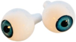 Hobby & Crafting Fun yeux de poupée acrylique bleu 10 mm jouet créatif