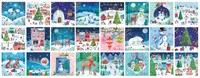 Eurographics calendrier de l'Avent puzzle Noël - Christmas Village carton