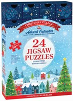 Eurographics calendrier de l'Avent puzzle Noël - Christmas Village carton-2