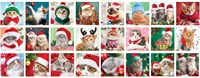 Eurographics calendrier de l'Avent puzzle chats Noël 1200 pièces-2