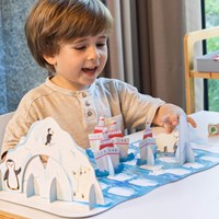 Adventerra Games jeu de société Polar Adventure - jeu éducatif enfants climat