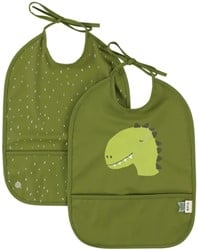 Lot de 2 bavoirs imperméables Trixie - Mr. Dino