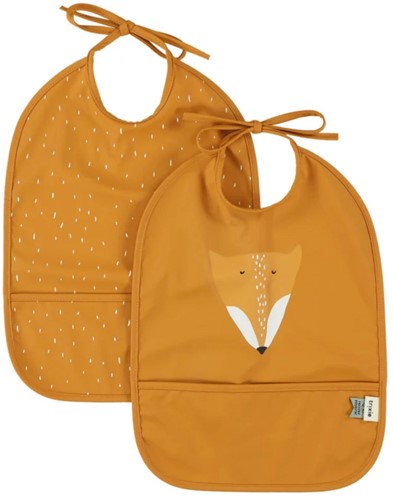 Lot de 2 bavoirs imperméables Trixie - Mr. Renard