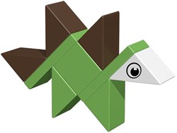 Ainstein jouet magnétique Baby dino blocs de construction créatifs