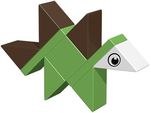 Ainstein jouet magnétique Baby dino blocs de construction créatifs