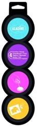 Aladine set d'encres pour enfants bleu violet rose jaune