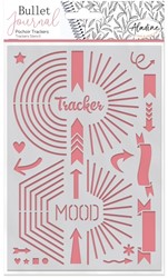 Aladine Aladine Bullet Journal Stencil A5 Mood Tracker