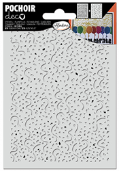 Aladine Aladine Deco Sjabloon Confetti