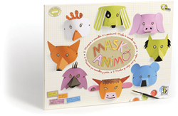 Aladine kit créatif animaux - Masques à créer 8 pièces pour enfants