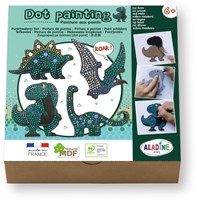 Aladine Dot Painting Set - Kit de peinture dinosaure pour enfants
