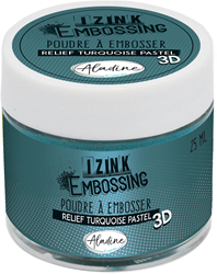 Aladine Aladine Embossing Poeder 25 ml Pastel Turquoise