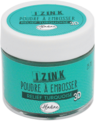 Aladine Aladine Embossing Poeder 25 ml Turquoise