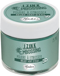 Aladine Aladine Embossing Poeder 25 ml Water Green