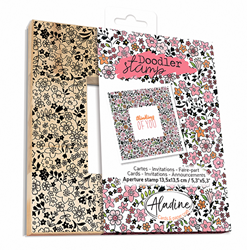 Aladine Aladine Houten Doodler Stempel 13,5x13,5 cm Liberty