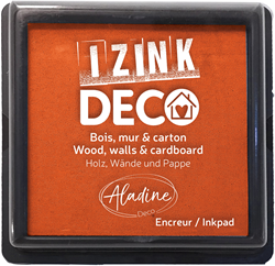 Aladine encreur orange - grand format pour décoration créative