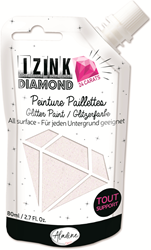 Aladine Aladine Izink Diamond Glitterverf 24 Karaat 80 ml Parelmoer