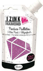 Aladine Aladine Izink Diamond Glitterverf 24 Karaat 80 ml Perzik