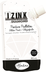 Aladine Aladine Izink Diamond Glitterverf 80 ml Parelmoer