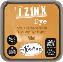 Aladine encreur Izink Dye beige 5x5 cm pour loisirs créatifs
