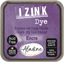 Aladine encreur violet 5x5 cm pour projets créatifs