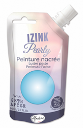 Aladine peinture nacrée loisirs créatifs 80 ml bleu azur créatif