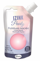 Aladine peinture nacrée loisirs créatifs 80 ml rose pastel pour créations