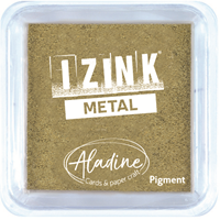 Aladine encreur or séchage rapide 5x5 cm pour loisirs créatifs