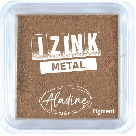 Aladine encreur cuivre 5x5 cm séchage rapide loisirs créatifs cartes