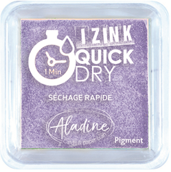 Aladine encreur pastel lilas - pigment séchage rapide 5x5 cm