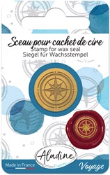 Aladine sceau cire tampon boussole - tampon créatif loisirs