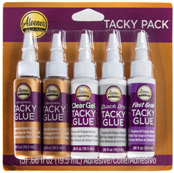 Aleene's colle pour loisirs créatifs tacky glue 5x19,5 ml pour s'amuser