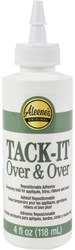 Aleene's colle Tack-It Over & Over - colle repositionnable loisirs créatifs 118ml