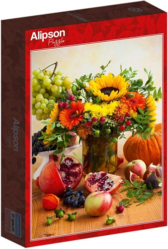 Alipson Puzzle bouquet d'automne - puzzle pour adultes et enfants-2