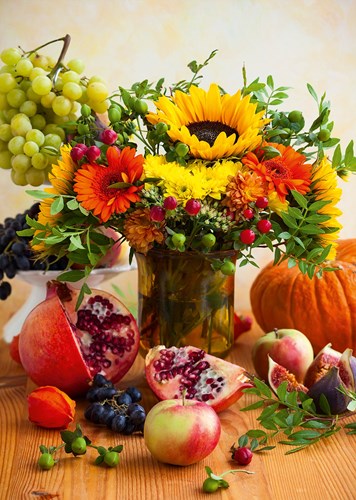 Alipson Puzzle bouquet d'automne - puzzle pour adultes et enfants