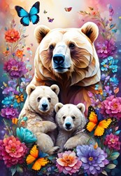 Alipson Puzzle ours - Maternal Love Collection - puzzle 1000 pièces
