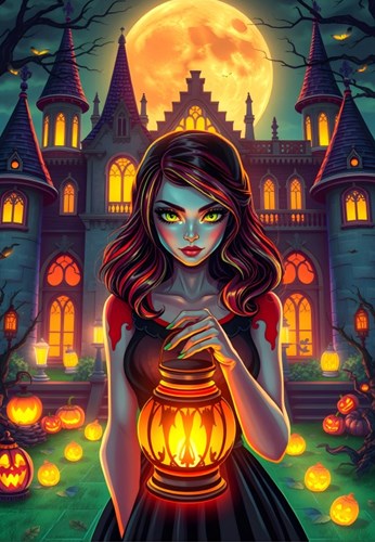Alipson Puzzle Bewitched Gaze - puzzle 1000 pièces adulte