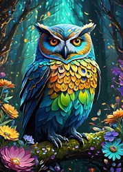 Alipson Puzzle puzzle Blue Owl - 500 pièces - jouet coloré