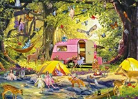 Alipson Puzzle puzzle Camping des Fées amis de la forêt 1000 pièces