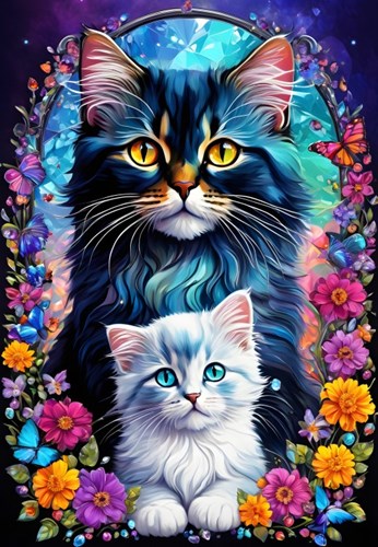 Alipson Puzzle puzzle chat collection amour maternel 1000 pièces