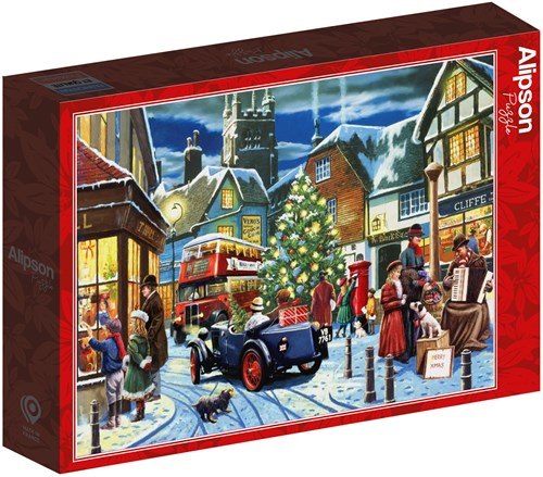 Alipson Puzzle puzzle de Noël 1500 pièces village d'hiver adultes-2