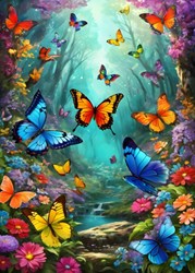 Alipson Puzzle puzzle Clouds of Butterflies 500 pièces multicolore