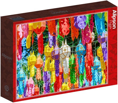 Alipson Puzzle lanternes colorées 500 pièces jouet puzzle-2