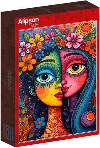Alipson Puzzle duo coloré puzzle 1500 pièces jeu de puzzle-2