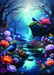 Alipson Puzzle puzzle Enchanted Nature - 500 pièces plaisir de puzzle