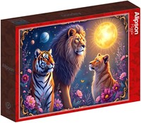 Alipson Puzzle puzzle chat Feline Cosmos - puzzle pour enfants-2
