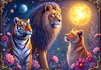 Alipson Puzzle puzzle chat Feline Cosmos - puzzle pour enfants