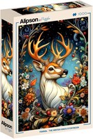 Alipson Puzzle puzzle Fenruil conte d'hiver 1000 pièces carton-2